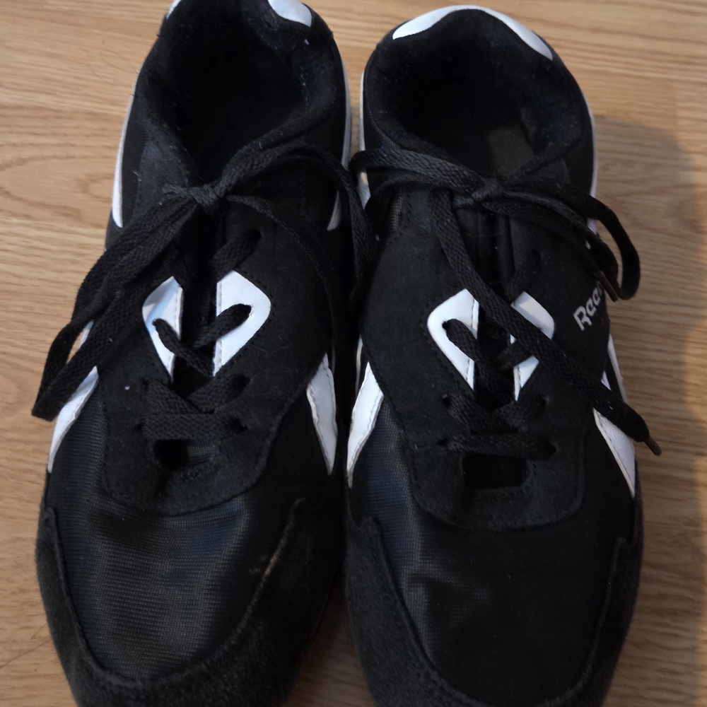 Reebok Men's Black and White Athletic Sneakers